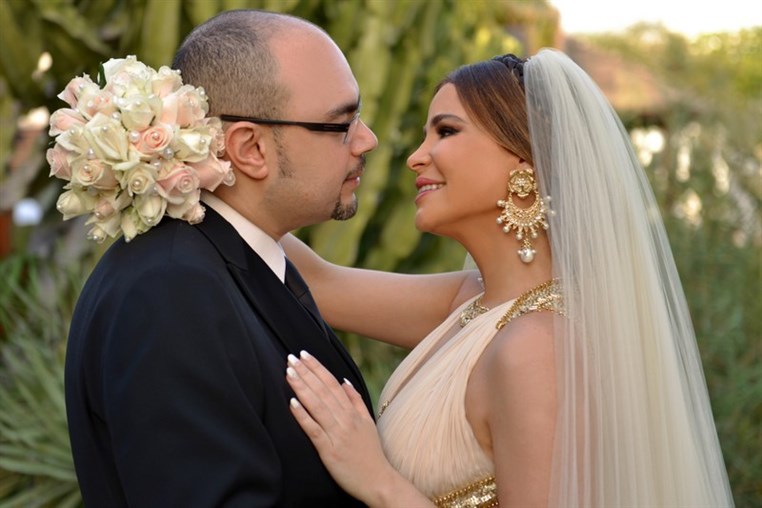 Carole Samaha Wedding